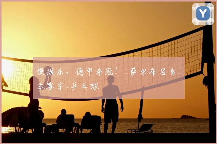 樊振东，德甲夺冠！_萨尔布吕肯_本赛季_乒乓球